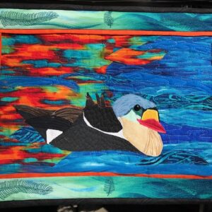 “King Eider” Art Quilt