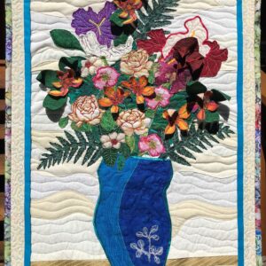 “Garden Bouquet” Art Quilt