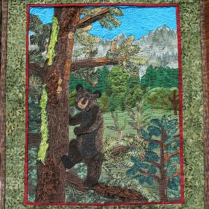 “Into the Woods” Sierra Wildlife Art Quilt